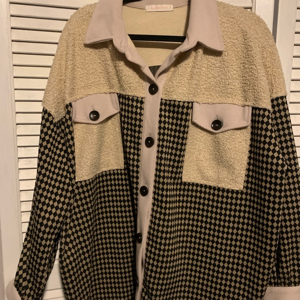 Shacket or oversized button up